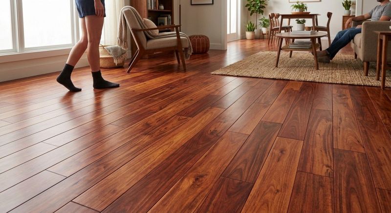 Cherry Floor Installation in Chester, MD