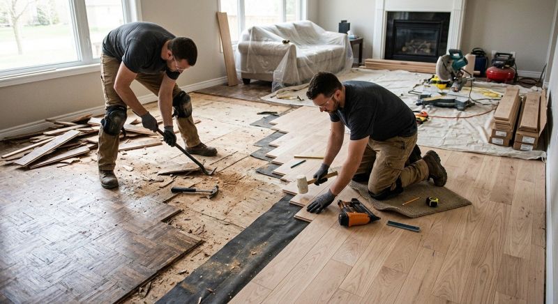 Hardwood Replacement in Bowie, MD