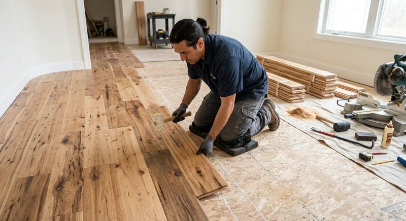 Hickory Floor Installation in Annapolis, MD