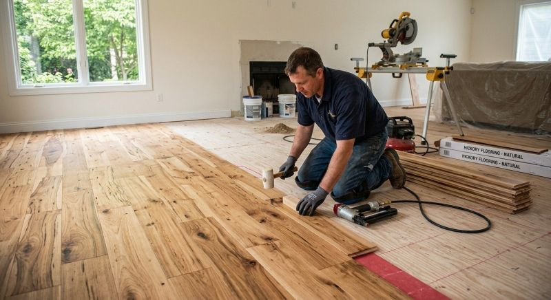Hickory Floor Installation in Annapolis, MD