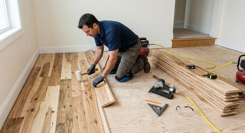 Hickory Floor Installation in Annapolis, MD