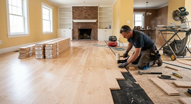 Maple Flooring Installation in Dunkirk, MD
