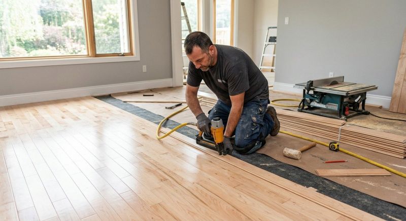 Maple Flooring Installation in Pasadena, MD