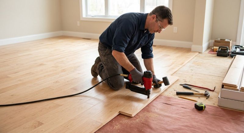 Maple Flooring Installation in Rock Hall, MD