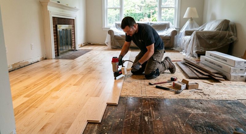 Maple Flooring Installation in Shady Side, MD