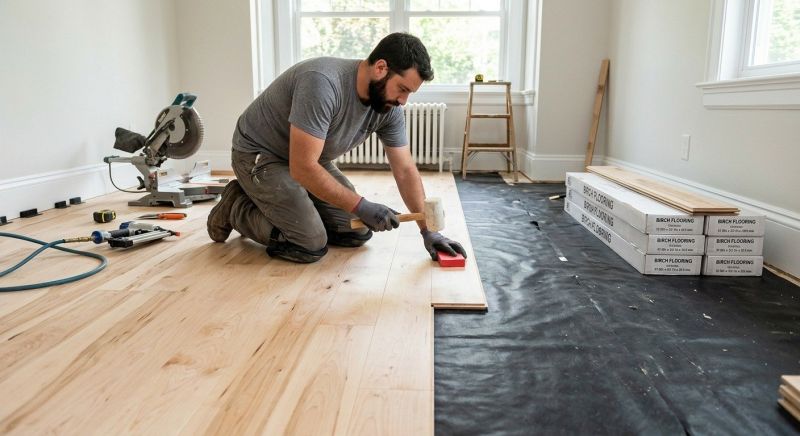 Maple Flooring Installation in Stevensville, MD