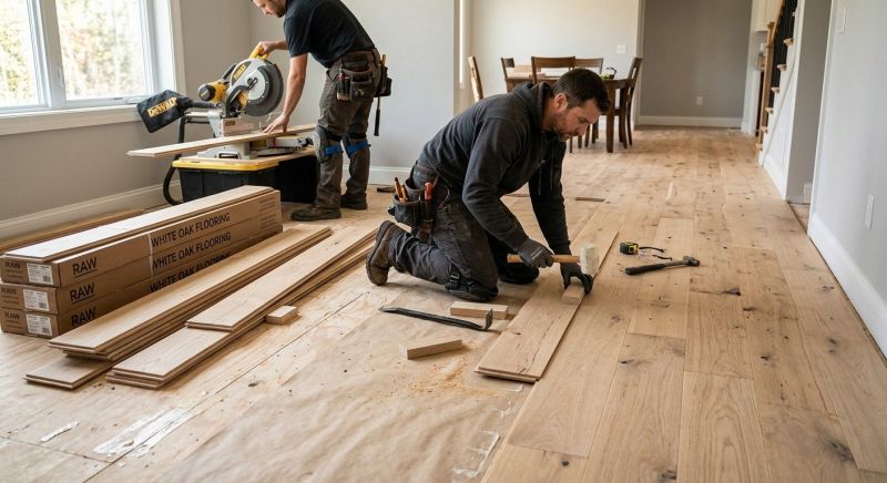 Oak Floor Installation in Crofton, MD