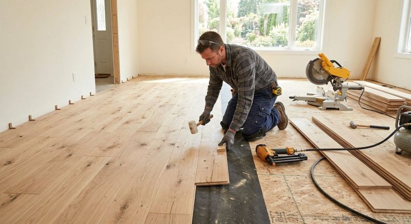 Oak Floor Installation in Deale, MD