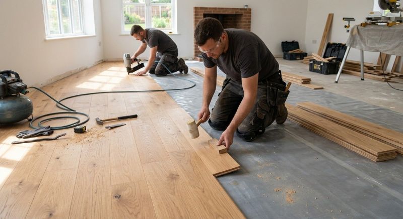Oak Floor Installation in Sparrows Point, MD