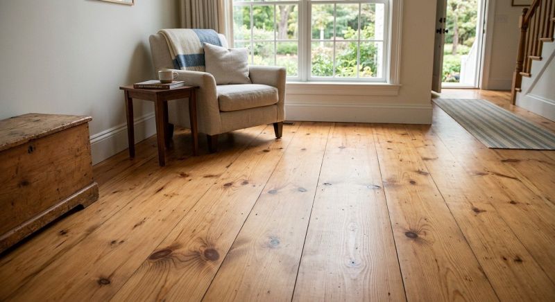 Pine Floor Installation in Annapolis, MD