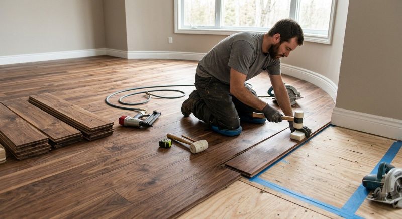 Walnut Flooring Installation in Annapolis, MD