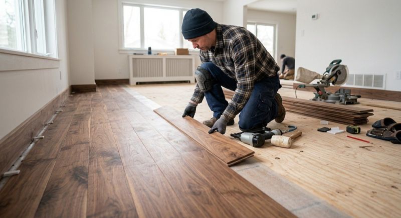 Walnut Flooring Installation in Annapolis, MD