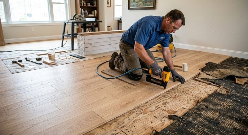 Wood Floor Replacement in Lothian, MD